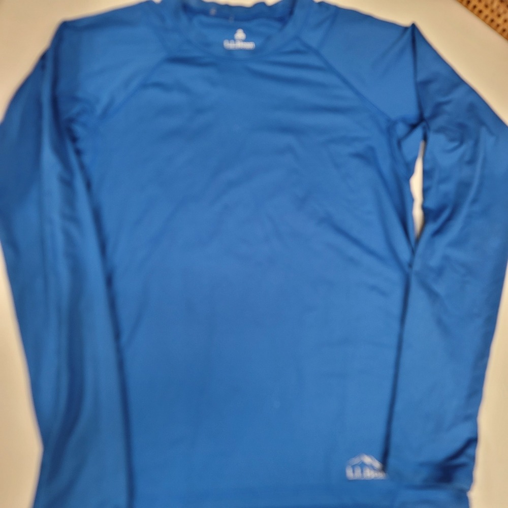 L.L. Bean Men's Long Sleeve Tee - Blue